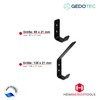 Gedotec Sandra Small Modern Coat Hook Stainless Steel Coat Hook
