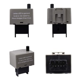 YUNPICAR LED Compatible Turn Signal Relay CF18 Toyota Series with Speed Adjustment, For Toyota 8-Pin 12V Vehicles, High Fla Prevention