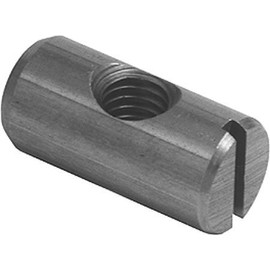 10 x Barrel Bolt Nuts M6 x 14mm Slotted Cross Dowel furniture, cots, beds by Hafele