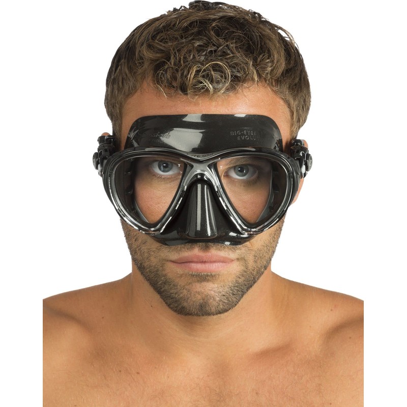 Cressi Big Eyes Evolution Scuba Diving and Snorkeling Mask -