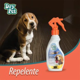 Repelente para perros Dry Pet 250 ml. Ayuda al entrenamiento de perros recién llegados a casa, ideal para proteger muebles, pisos y alfombras en...   