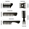 5 Peines de Peinado para Hombre, Herramienta de Peluquería Peine