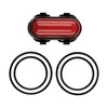 Nite Ize Radiant 50 Lumens Bike Visibility Light, Red