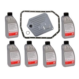 Auto Transmission Service Kit with 6L ATF + Filter + Gasket for Jaguar XJ8 XK8 (1997-2002)