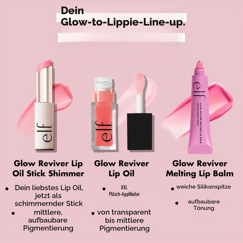 e.l.f. Glow Reviver Lip Oil Stick, Plumstruck