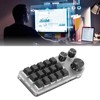 15 Keys 3 Knobs Programmable Keypad Wired USB Wireless Bluetooth