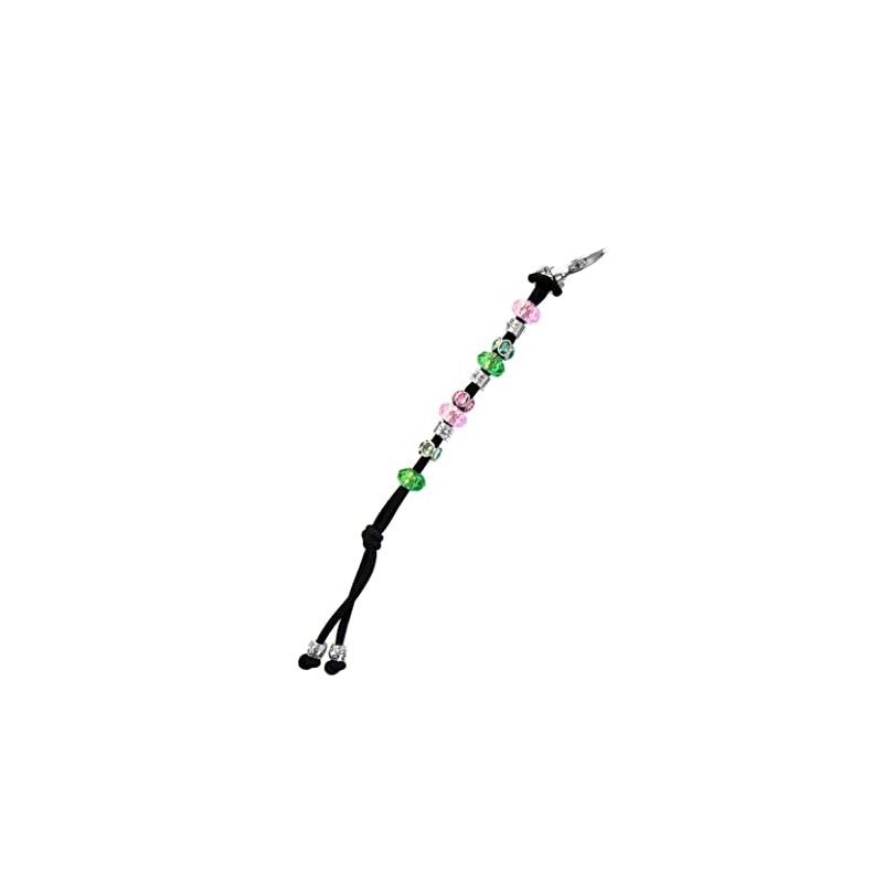 NAVIKA Pink & Green Crystal Bead Golf Stroke Counter