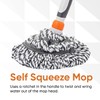 Superio Twist Mop Self Wringing Mop with Scrubber Microfiber Mop
