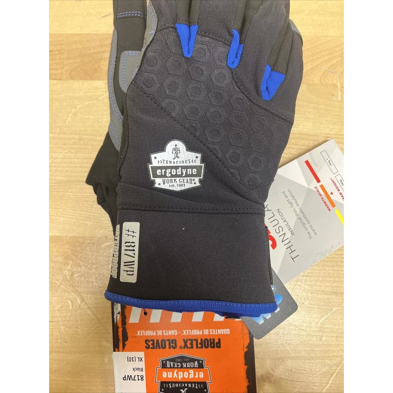 Ergodyne 17375 ProFlex 817WP Water Proof Utility Gloves Size XL