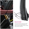 2 PCs Universal Mountain Bike Fender, MTB Bicycle Fenders Rear