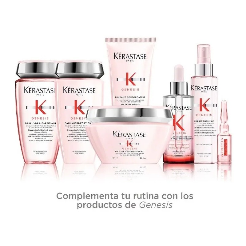 Kit Tratamiento Para Cabello Debilitado y Maltratado Krastase Genesis Bain