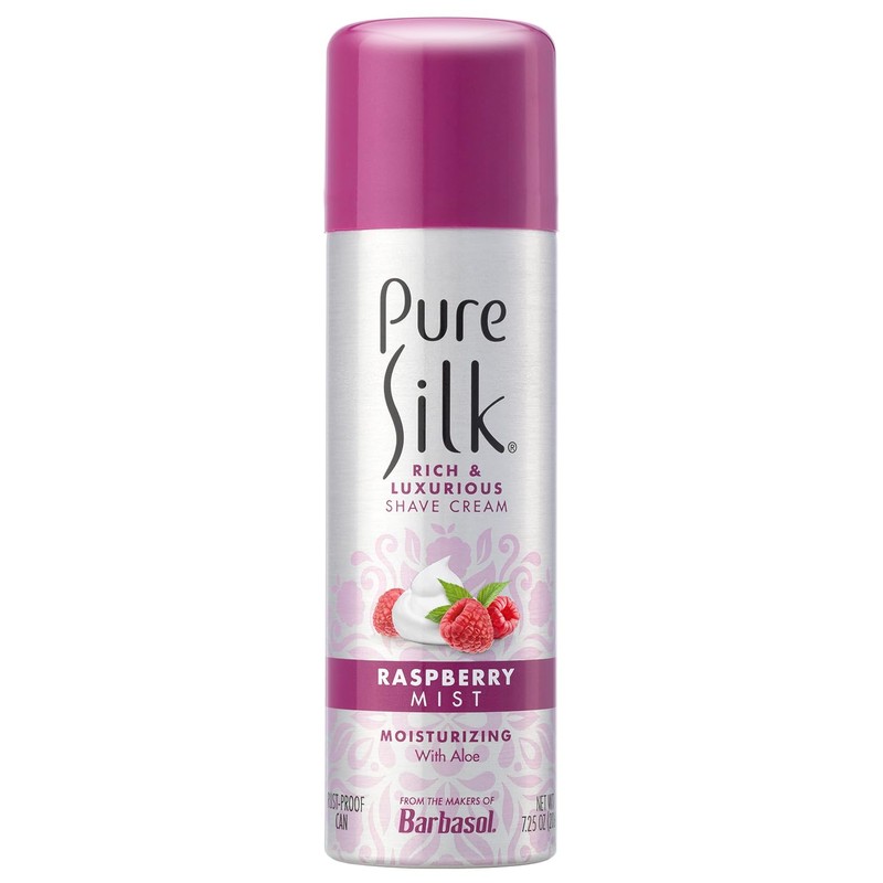 Pure Silk raspberry mist Spa Therapy Shave Cream for Women,