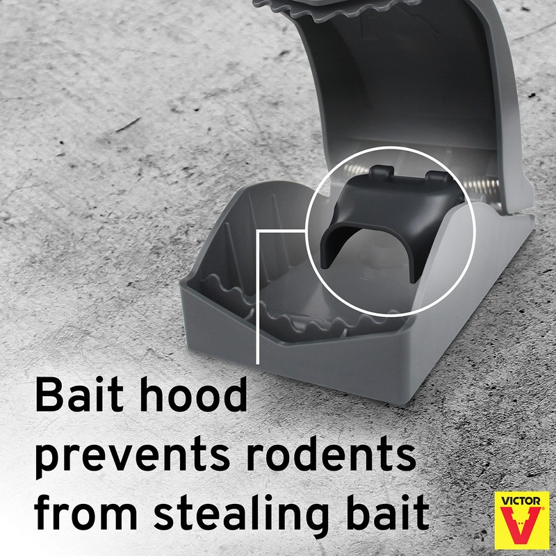 Victor M147 Safe-Set Rat Trap-4 Pack, 4, Black