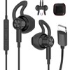 iMangoo for Apple Lightning Headphones MFi-Certified Wired Earbuds Black