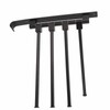 RV Clothes Drying Rack Aluminum Multifunctional Drilling Free Wind Proof
