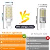Wi-Fi Smart G9 LED Bulbs Dimmable, 3W 320 Lumen AC