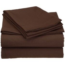 Clara Clark Duvet Cover Ultra Soft Double Brushed Microfiber - Comforter Cover with Button Closure and 2 Pillow Shams, Chocolate, Queen - 90"x90"