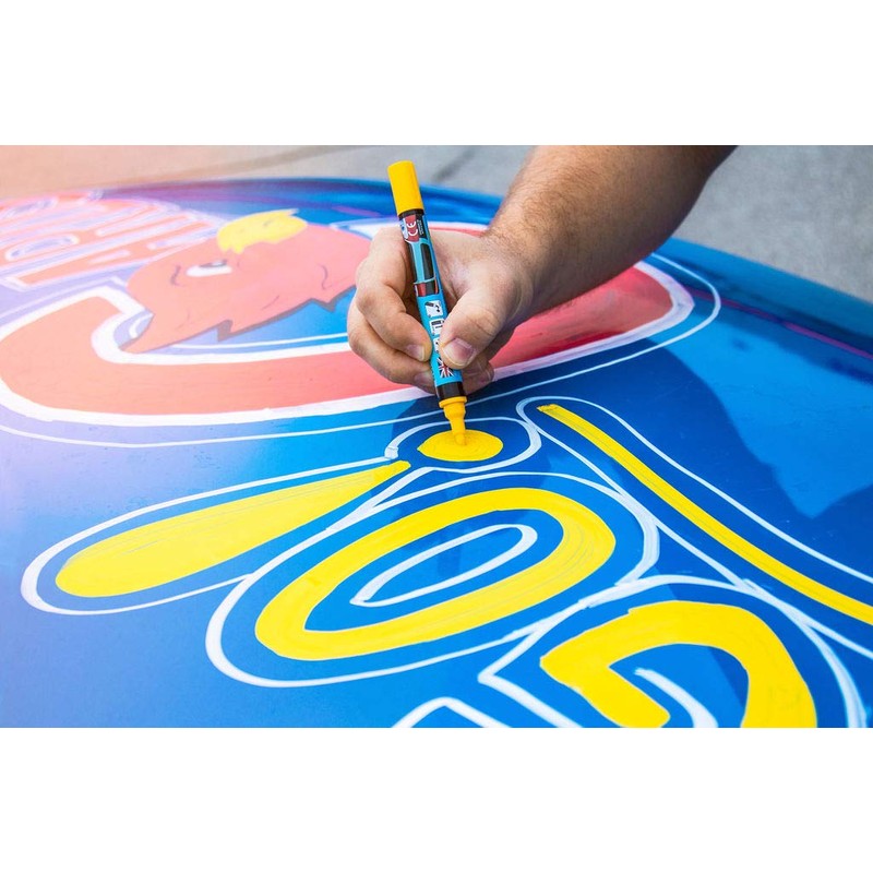 RAINBOW CHALK MARKERS LTD ORANGE AUTO MARKER - REMOVABLE PAINT