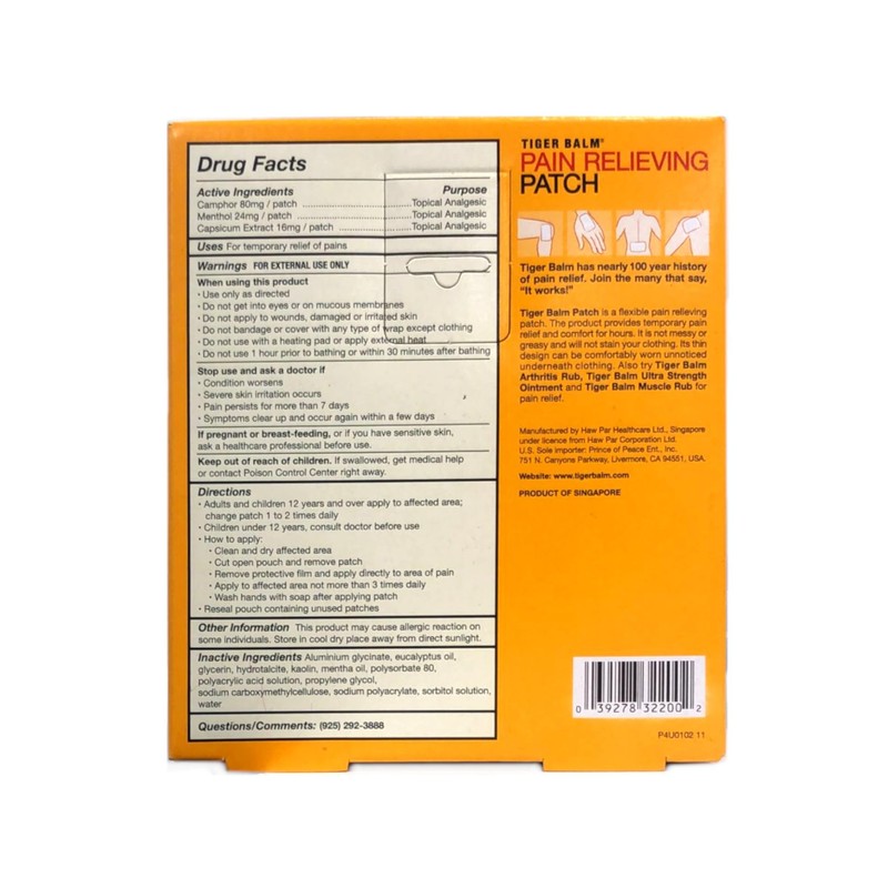 5CT Tiger Balm Patch