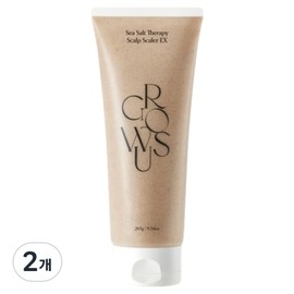 Growers Sea Salt Scalp Scaler EX, 265g, 2 pieces / 그로우어스 씨솔트 두피 스케일러 이엑스, 265g, 2개