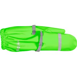 Playshoes Unisex Kids Mud Gloves Waterproof Fleece Lined Gloves, neon green, 1