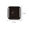 2.5 inch Square Reusable Carpet Bottom Furniture Caster Cups to