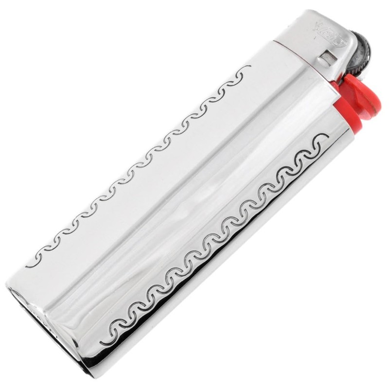 Native American Turquoise Coral Silver Lighter Case Cover Sterling Leaf