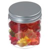 Pohli 75 ml PET Jars Transparent with Aluminium Lid, Pack