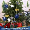 AceOrbit 24 Pcs North Express Train Decoration Tree Hanging Ornament