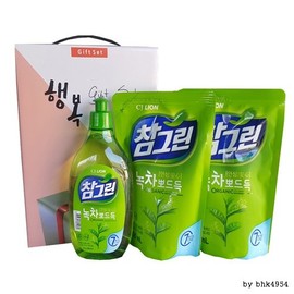 CJ Chamgreen Squeaky Clean Dish Soap 3-Piece Set 2ea