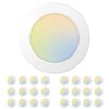 Amico 24 Pack 5/6 Inch LED Disk Lights, Dimmable Flush