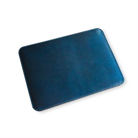 Leather Macbook Case Full Grain Blue INK Leather MacBook Pro Air 13/15 inches Sleeve