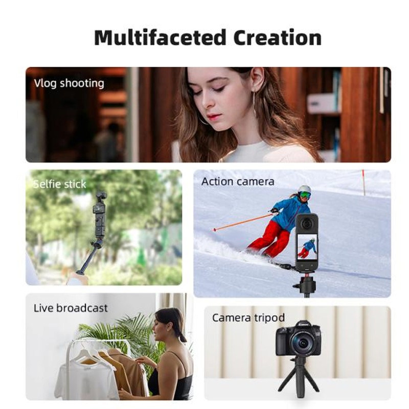 Desktop Camera Tripod Cell Phone Selfie Stick Aluminum Alloy Extendable