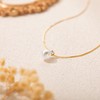 NECOCY Gold Pearl Necklace for Women, Dainty 14K Gold Plated