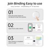 WALLFID Tag, Item Finder, Compatible with Apple Find My (iOS