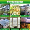 Sinimaka 10 Pack Polycarbonate Greenhouse Panels, 4' x 2' x