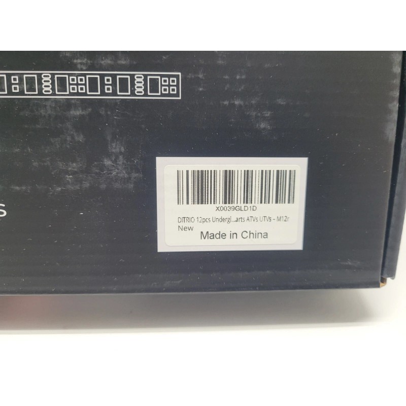 DITRIO M12r 12pcs Underglow RGB LED Strip Light Kit DC