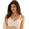 Bali Women's Flower Underwire Bra, Light Beige, 44DDD