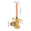 PATIKIL Air Conditioner Stop Valve, Fit for 1/4" OD Copper