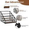 YQBRAO Coffee Syrup Rack Organizer,Liquor Bottle Display Shelf,Water cup display