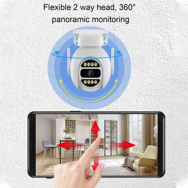 2MP Wireless Surveillance Camera Night Vision HD Network Remote Ball