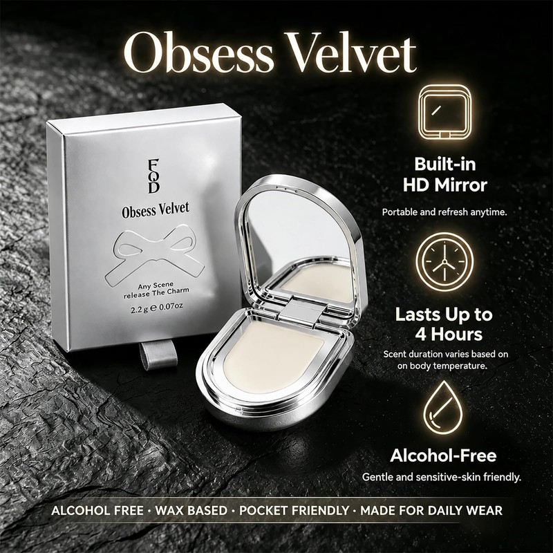 Solid Perfume for Women, Travel Size Gourmand Oriental Balm, 0.07