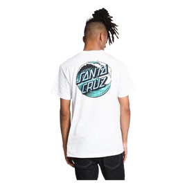 SANTA CRUZ Wave Dot S/S Heavyweight T-Shirt White XXXL Mens