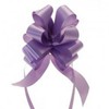 30 Snow White Satin Ribbon Floristry Pull Bows 30mm