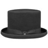 LIERYS Men's Wool Felt Top Hat - Wedding Hat Made