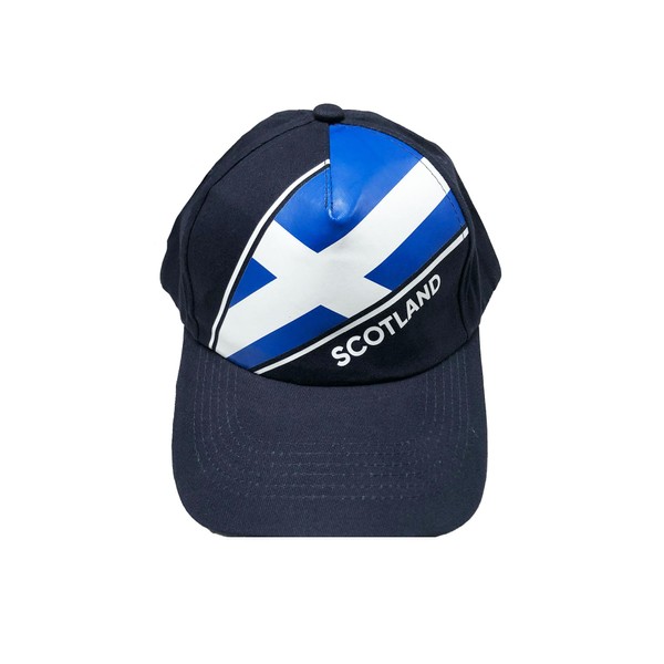Beyond Happy Scotland Saltire Unisex Baseball Cap - Navy Scottish