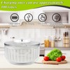 Electric Salad Spinner, 6L Lettuce Spinner Large Capacity USB Chargeble