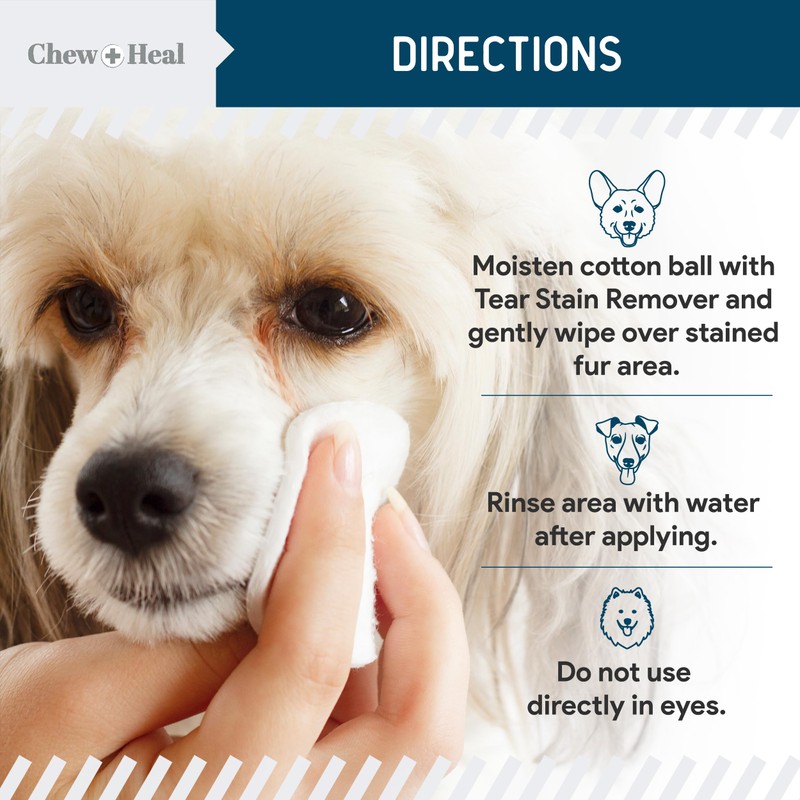 Tear Stain Remover for Dogs 2 Pack - 4 oz