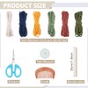 FREEBLOSS Macrame Feather Kit Handmade Macrame Leaf Wall Hanging Kit