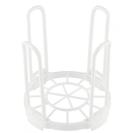 White Dinnerware Bowl Plate Racks and Holder Plastic Drain Rack Dish Storage Display Stand Drying Shelf Tableware Drainer Rack Kitchen Organizer Dish Racks, Racks and Holders (5.5 * 5.8 inches)